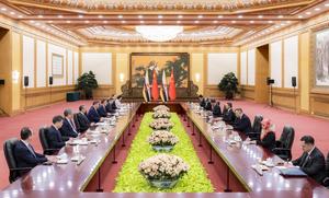 CHINA-BEIJING-XI JINPING-BRUNEI-PRINCIPE HEREDERO-REUNION