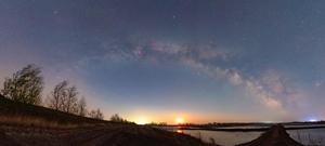 CHINA-HEILONGJIANG-VIA LACTEA-LUNA