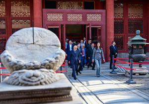CHINA-BEIJING-KMT-CHENG LI-WUN-MUSEO DEL PALACIO-VISITA