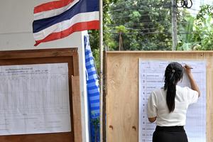 TAILANDIA-BANGKOK-CAMARA DE REPRESENTANTES-ELECCIONES-RECUENTO DE VOTOS