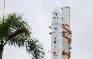 CHINA-HAINAN-WENCHANG-SONDA LUNAR CHANG'E 7-TRASLADO-SITIO DE LANZAMIENTO