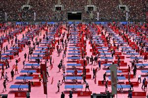 RUSIA-MOSCU-FESTIVAL DE TENIS DE MESA