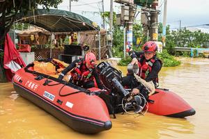 CHINA-GUANGXI-NANNING-INUNDACION-RESCATE