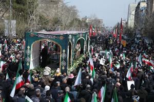 IRAN-TEHERAN-ALTOS COMANDANTES MILITARES-FUNERAL