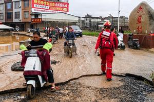 CHINA-GUANGXI-NANNING-INUNDACION-RESCATE