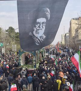 IRAN-TEHERAN-ALTOS COMANDANTES MILITARES-FUNERAL