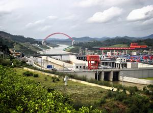 CHINA-NANNING-CANAL PINGLU-INAUGURACION