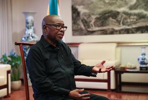 SUDAFRICA-PRETORIA-COOPERACION EN CIENCIA Y TECNOLOGIA CON CHINA-MINISTRO-ENTREVISTA