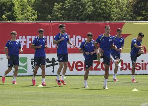 CANADA-TORONTO-FUTBOL-COPA MUNDIAL DE LA FIFA 2026-BOSNIA Y HERZEGOVINA-ENTRENAMIENTO