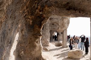 GEORGIA-GORI-ROCA UPLISTSIKHE-RUINAS DE LA CIUDAD TALLADAS