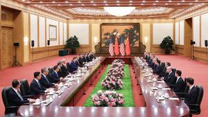 CHINA-BEIJING-XI JINPING-EEUU-TRUMP-CONVERSACIONES