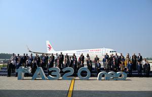 CHINA-TIANJIN-AIRBUS-ENTREGA DE AERONAVE