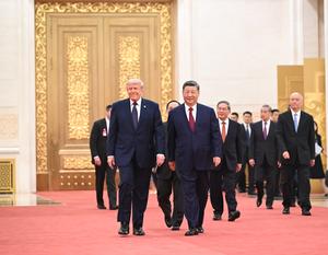 CHINA-BEIJING-XI JINPING-EEUU-TRUMP-BANQUETE DE BIENVENIDA