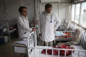 AFGANISTAN-KABUL-NIÑOS DESNUTRIDOS