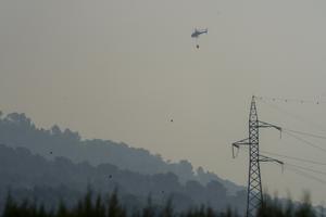 ESPAÑA-BARCELONA-INCENDIO FORESTAL