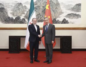 CHINA-BEIJING-WANG YI-MINISTRO DE RELACIONES EXTERIORES DE IRAN-CONVERSACIONES