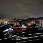 CHINA-HUBEI-HUANGGANG-CONVECCION ATMOSFERICA SEVERA-RESCATE