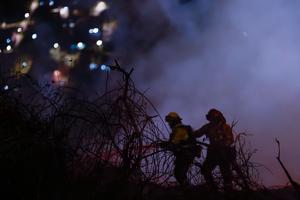 ECUADOR-QUITO-INCENDIO FORESTAL