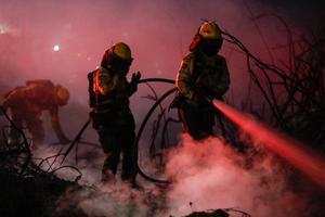 ECUADOR-QUITO-INCENDIO FORESTAL