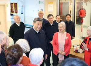 CHINA-BEIJING-XI JINPING-FIESTA DE LA PRIMAVERA-INSPECCION