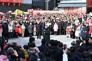 CHINA-BEIJING-XI JINPING-FIESTA DE LA PRIMAVERA-INSPECCION