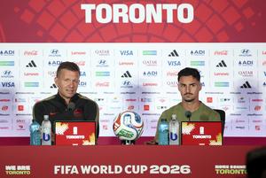 CANADA-TORONTO-FUTBOL-COPA MUNDIAL DE LA FIFA 2026-CONFERENCIA DE PRENSA-CANADA VS BOSNIA Y HERZEGOVINA