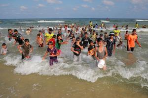 MEDIO ORIENTE-GAZA-VIDA COTIDIANA-NIÑOS