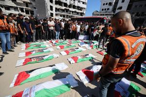 MEDIO ORIENTE-CIUDAD DE GAZA-FUNERAL