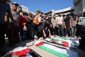 MEDIO ORIENTE-CIUDAD DE GAZA-FUNERAL