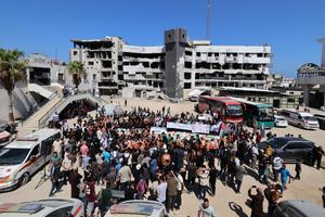 MEDIO ORIENTE-CIUDAD DE GAZA-FUNERAL