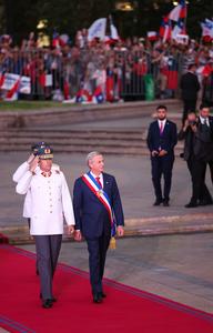 CHILE-SANTIAGO-NUEVO PRESIDENTE-DISCURSO