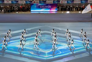 CHINA-BEIJING-JUEGOS MUNDIALES DE ROBOTS HUMANOIDES-CEREMONIA DE INAUGURACION