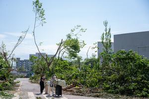 CHINA-HUBEI-HUANGGANG-TORNADO-SECUELAS