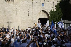 MEDIO ORIENTE-JERUSALEN-DIA DE JERUSALEN-MARCHA