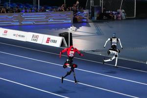 CHINA-BEIJING-JUEGOS MUNDIALES DE ROBOTS HUMANOIDES-CEREMONIA DE INAUGURACION
