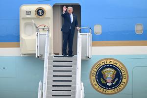 CHINA-BEIJING-EEUU-TRUMP-PARTIDA