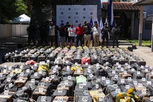 EL SALVADOR-LA PAZ-DROGA-INCAUTADA
