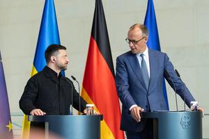 ALEMANIA-BERLIN-CANCILLER-UCRANIA-PRESIDENTE-CONFERENCIA DE PRENSA