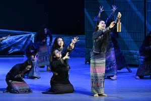 CHINA-HAINAN-BAOTING-DRAMA DE DANZA ETNICO ORIGINAL