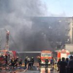 CHINA-FUJIAN-JINJIANG-INCENDIO EN FABRICA DE CALZADO