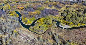 CHINA-MONGOLIA INTERIOR-ARXAN-OTOÑO-PAISAJE