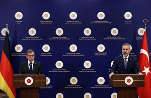 TURQUIA-ANKARA-ALEMANIA-MINISTRO DE RELACIONES EXTERIORES-CONFERENCIA DE PRENSA