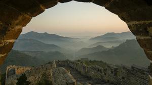 CHINA-HEBEI-LUANPING-GRAN MURALLA-VISTAS MATUTINAS
