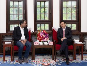 CHINA-BEIJING-XINHUA-FU HUA-SINOLOGO EGIPCIO-REUNION