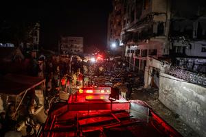 MEDIO ORIENTE-CIUDAD DE GAZA-ATAQUES ISRAELIES-DAÑOS