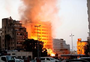 LIBANO-BEIRUT-ISRAEL-ATAQUES AEREOS