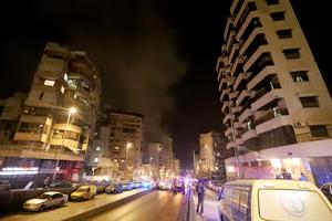 LIBANO-BEIRUT-ISRAEL-ATAQUES AEREOS