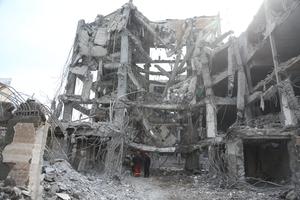 IRAN-TEHERAN-ATAQUES AEREOS-SECUELAS