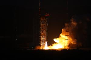 CHINA-SHANXI-TAIYUAN-SATELITES-LANZAMIENTO