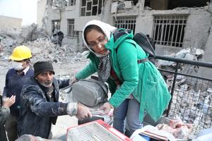 IRAN-TEHERAN-ATAQUES AEREOS-SECUELAS